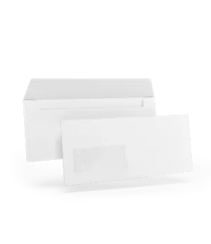 Onbedrukte enveloppen