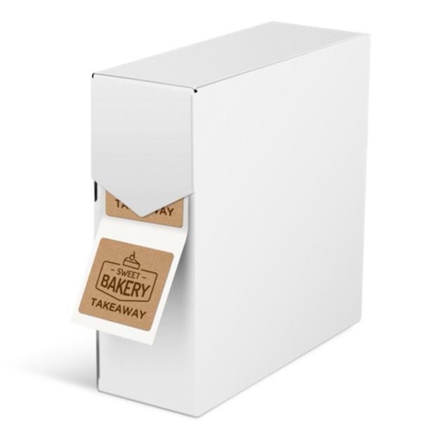 Kraftpapier Aufkleber