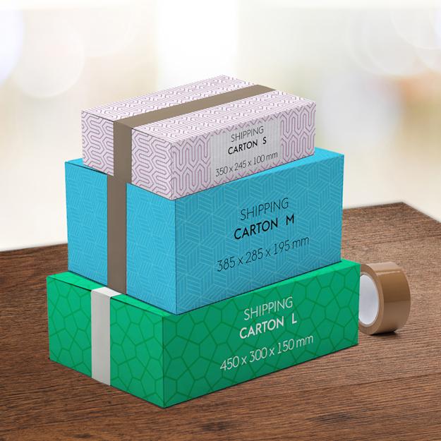 Boîte d'expédition carton sans couvercle