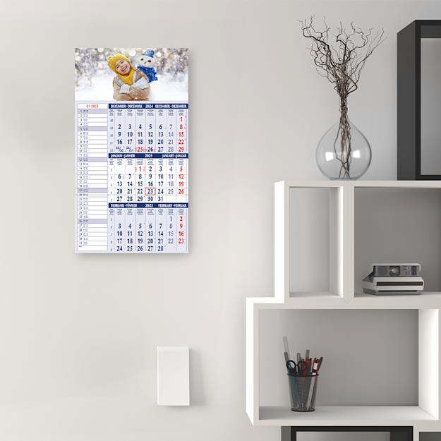 3 Monats Memoboard Kalender