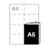 <strong>411x148mm</strong> ouvert / <strong>A6</strong> fermé