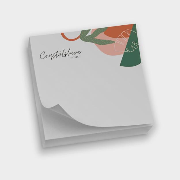 Notes adhésives en papier recyclé