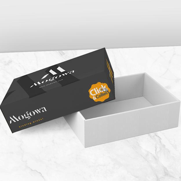 Versandbox mit abnehmbarem Deckel