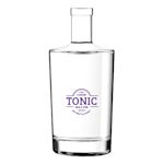 A small 75 cl glass bottle available with personalised printing solutions for a cheap price at Helloprint