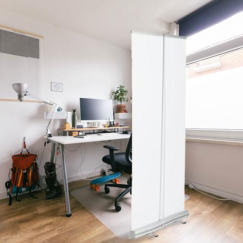 Green screen roll-up banner