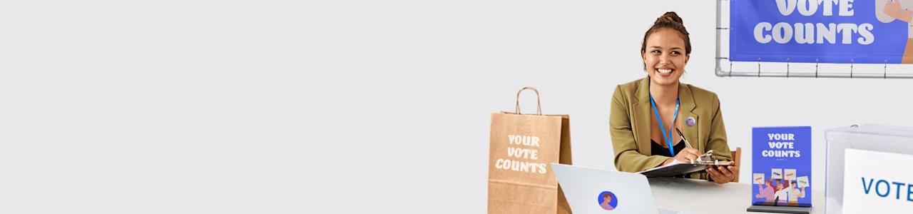 Win stemmen met sterk drukwerk