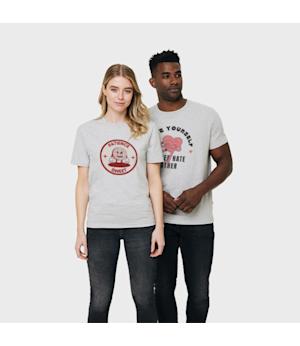 T-shirt en coton recyclé non teint