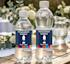 Waterfles met mat of glanzend etiket