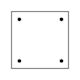 4 holes in the corners (5mm)