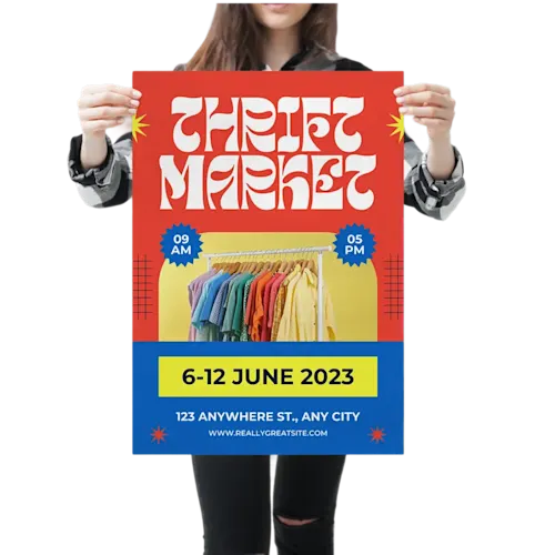 A2 Poster printing (420 x 594 mm)