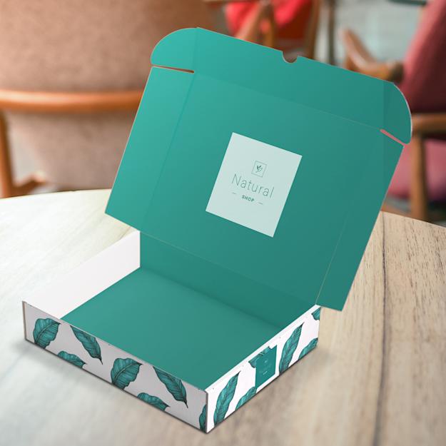 Postal Box with Flap Laminated