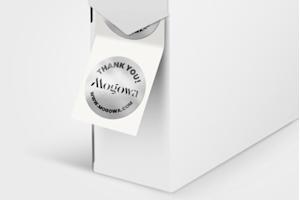 Silver Labels on Roll