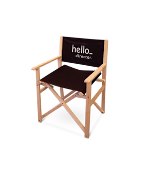 Fauteuil de metteur en scène personnalisé