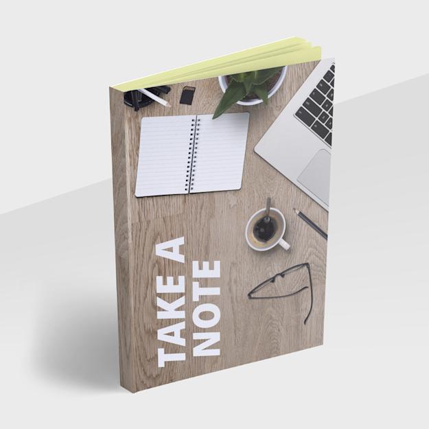 Sticky notes met softcover