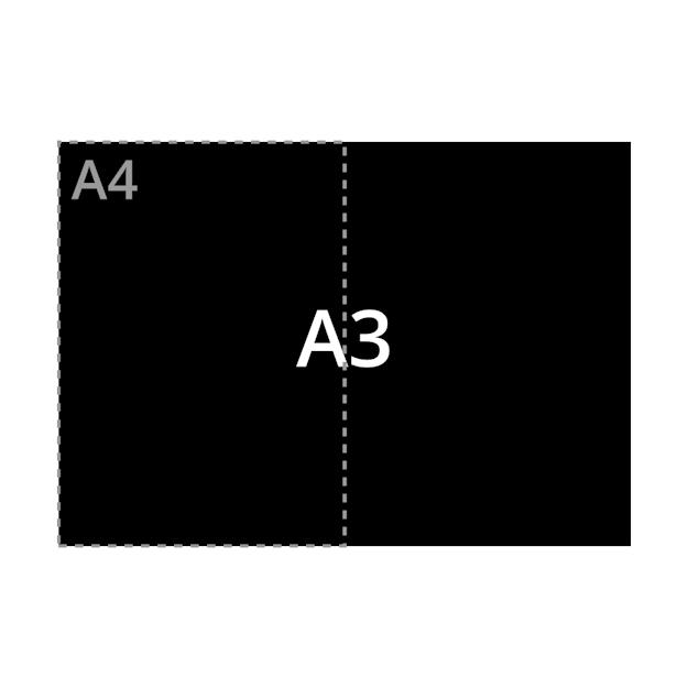 Flygblad med exklusiv finish