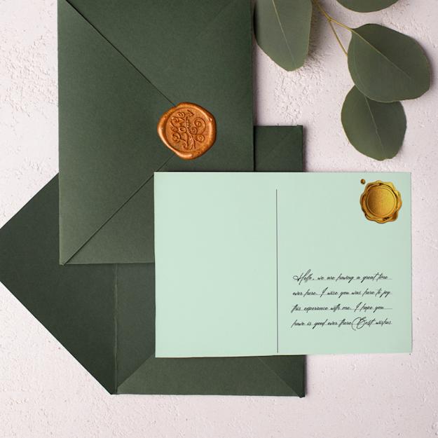 Ansichtkaarten met Exclusieve afwerkingen