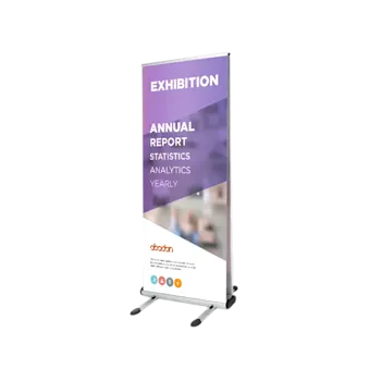 Outdoor roll-up banner