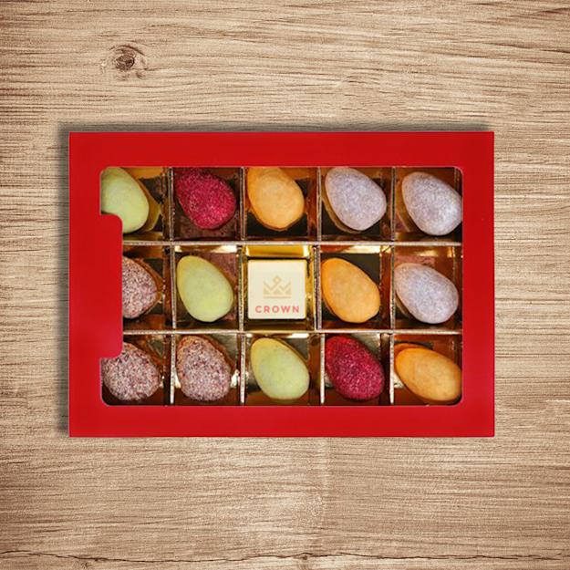 Œufs de Pâques fourrés au chocolat