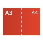 Icône flyer format A3 420x297 | Drukwerkbestellen.be