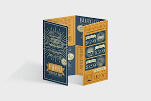 Wikkelvouw folders (8 zijdes)