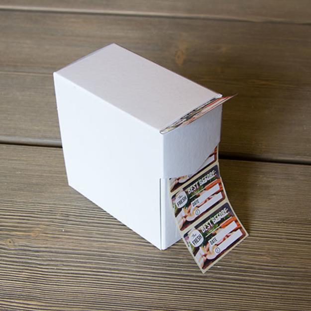 Skrivbara etiketter på rulle