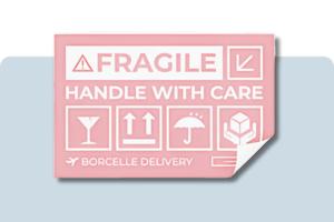 Rechthoekige Stickers