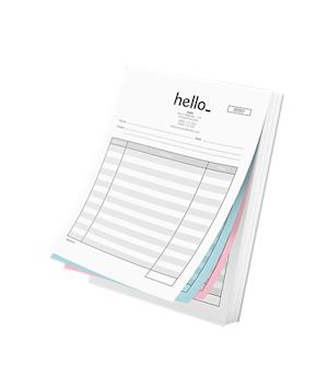 NCR pads custom printed online at HelloPrint
