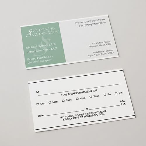 Appointment Cards