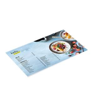 Speisekarte auf Hartschaumplatte (Forex)
