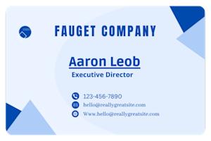 Biglietti da visita moderni