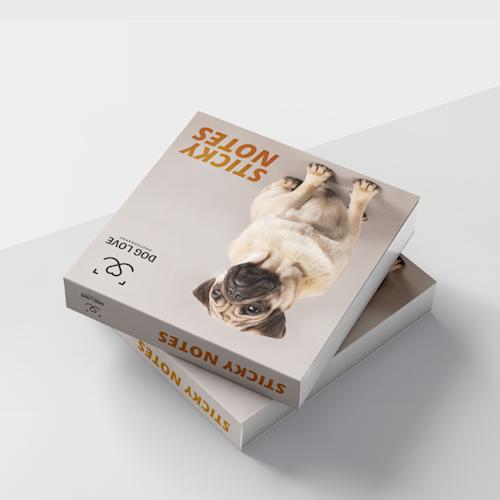 Sticky notes met softcover