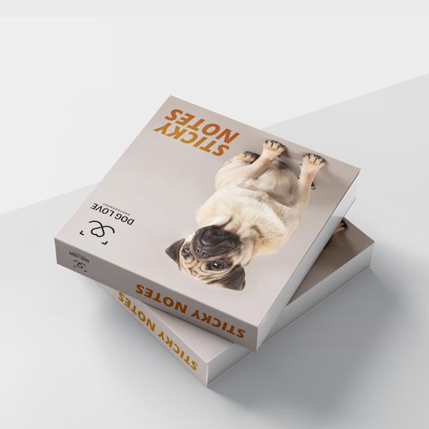 Sticky notes met softcover