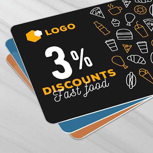 PVC-pasjes met HiCo magneetstrip