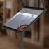 Menustandaard met LED verlichting