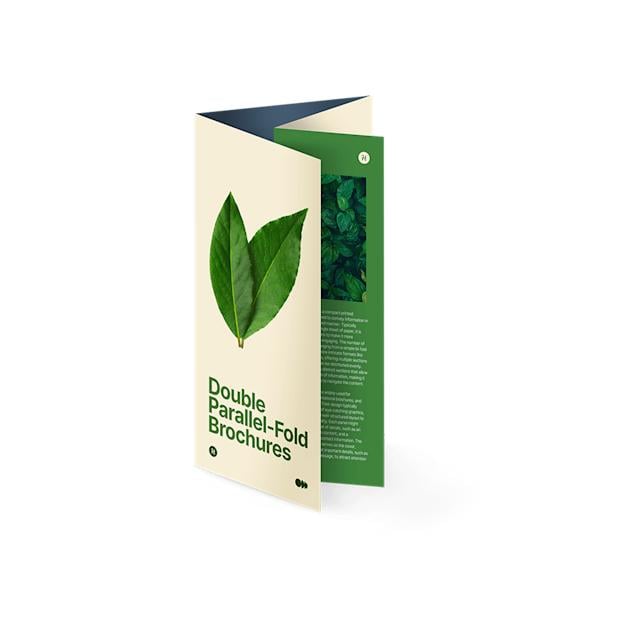 Double Parallel-Fold Brochures