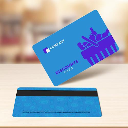 PVC pasjes met magneetstrip LoCo