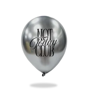 Metallic coloured balloons, printed with your company name at HelloPrint Connect