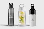 An assortment of Printed drinking bottles available online at Helloprint