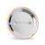 The silver back of a 56 mm button. Print your designs onto these fancy buttons at HelloPrint.