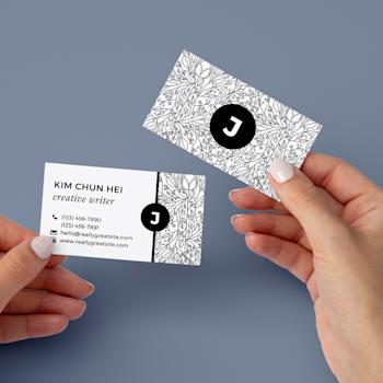 Cartes de visite Pantone