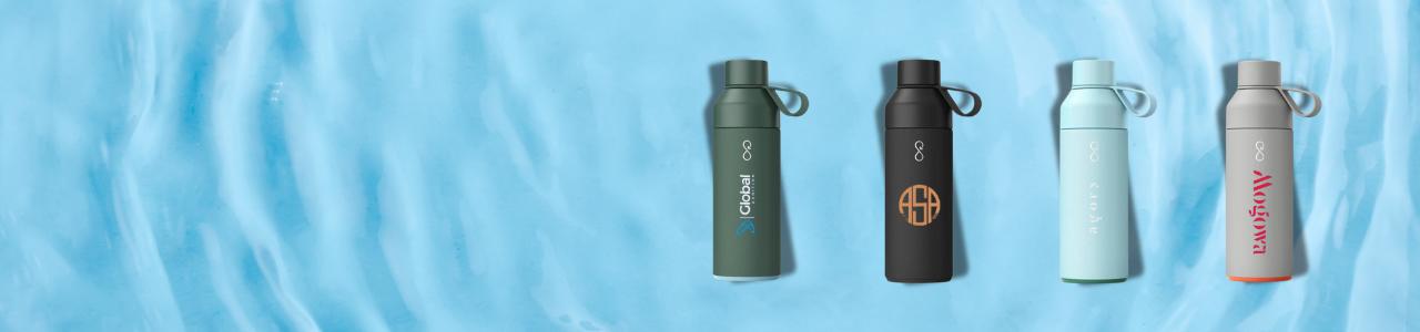 Bedrukte Ocean Bottles met logo
