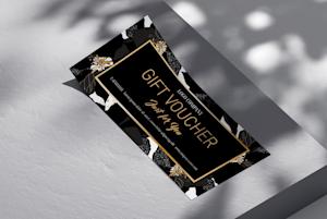 Vouchers met exclusieve afwerkingen