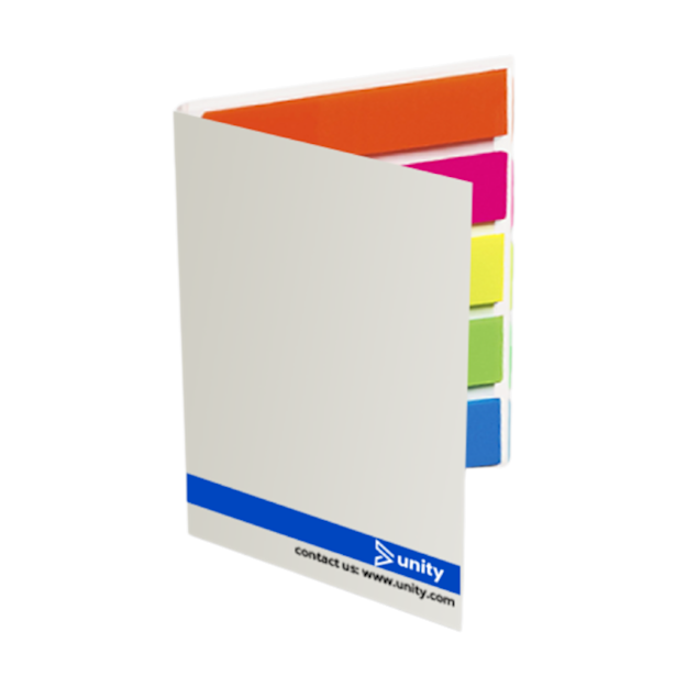 Indicatori di pagina con copertina stampata