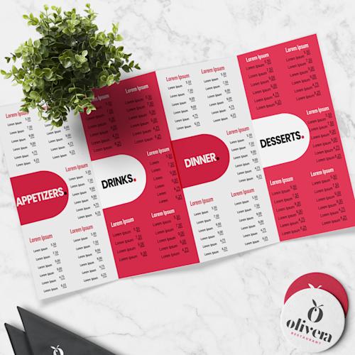 Zigzagvouw folders (8 zijdes)