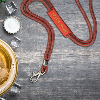 Cord Lanyard with Name Tag