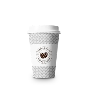 Bicchieri di carta a parete doppia