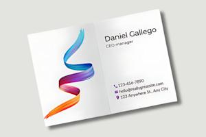 Cartes de visite standard