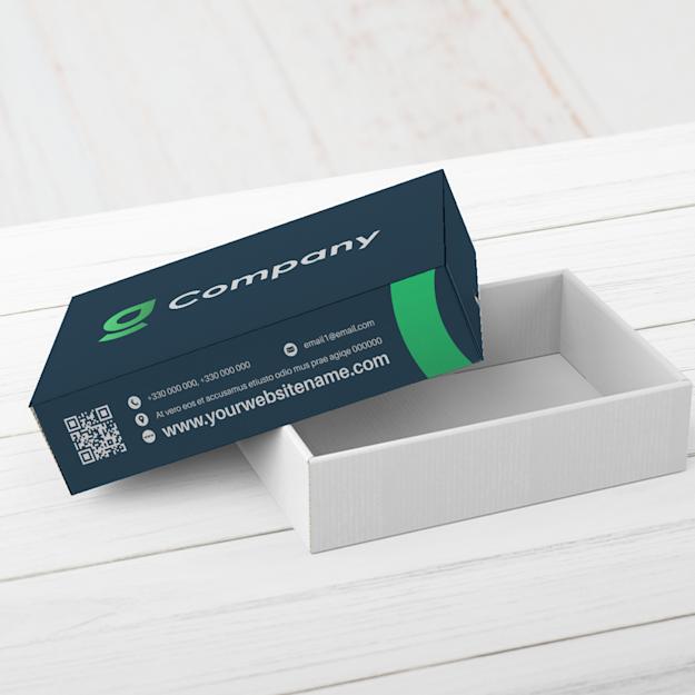 Versandbox mit abnehmbarem Deckel