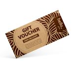 gift voucher made of eco paper