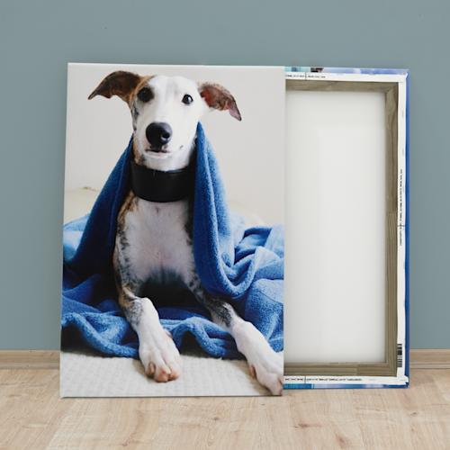 Foto op canvas voor buiten